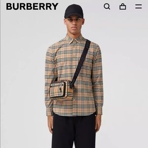 Perfect condition burberry button down shirt